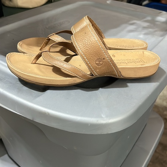 Ladies Timberland Leather Sandals - Picture 2 of 5